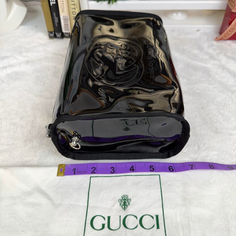 Gucci Guilty clear tinted parfum beauty count makeup crossbody bag with strap - Picture 11 of 16